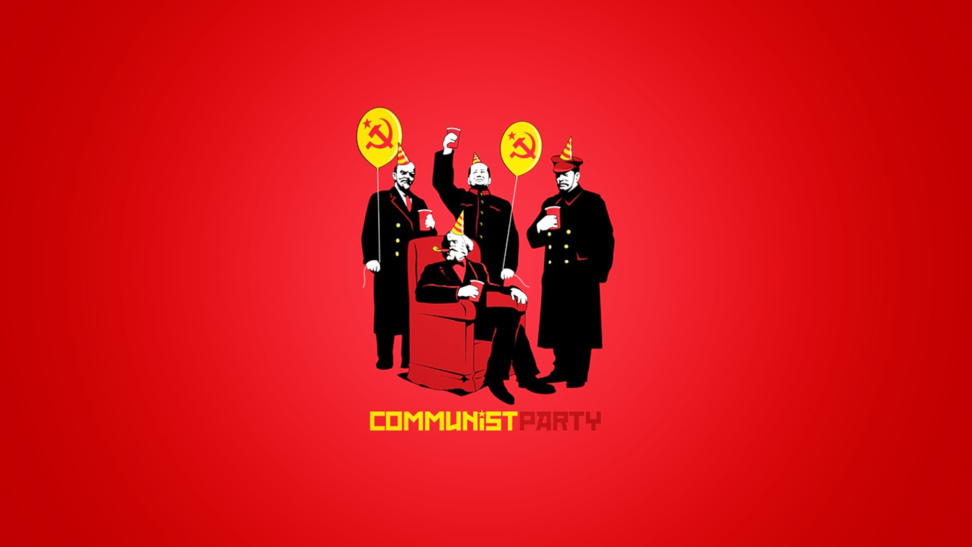 Sfondi Communism, Lenin, Karl Marx, Mao Zedong 1920x1080