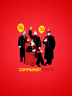 Sfondi Communism, Lenin, Karl Marx, Mao Zedong 240x320