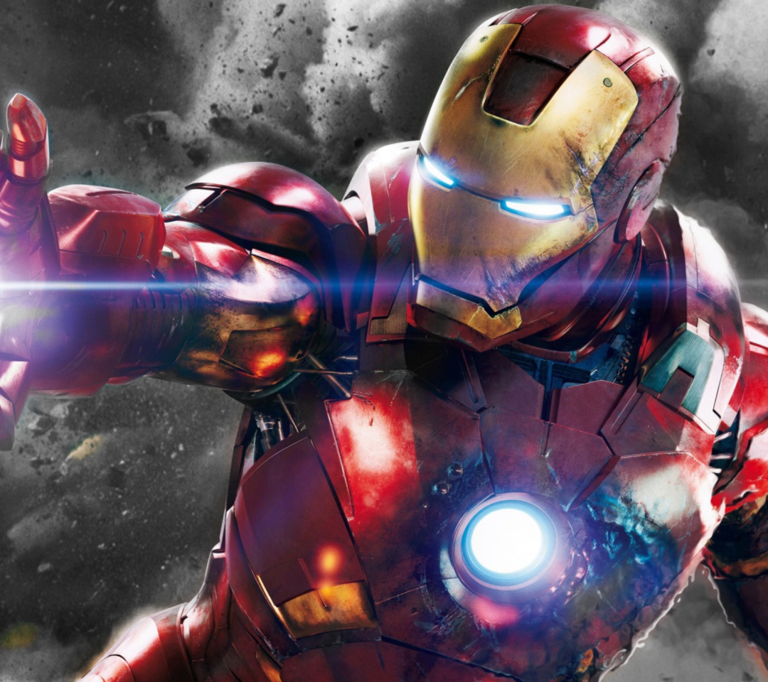 Screenshot №1 pro téma Iron Man - The Avengers 2012 1080x960