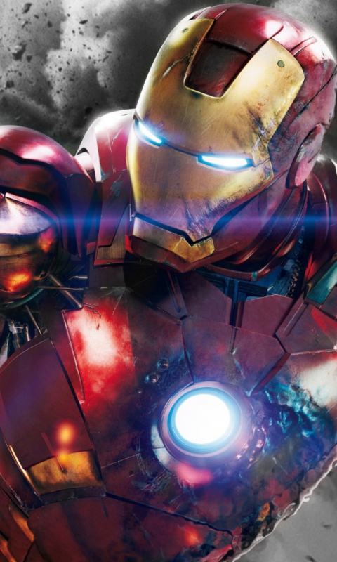 Iron Man - The Avengers 2012 wallpaper 480x800