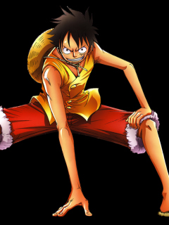 Fondo de pantalla Monkey D. Luffy - The One Piece 240x320