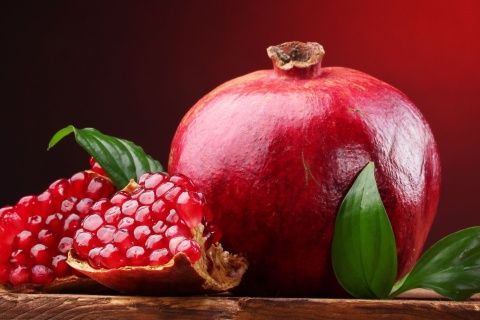 Screenshot №1 pro téma Ripe fruit pomegranate 480x320