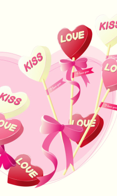 Screenshot №1 pro téma Sweets in the St. ValentinesDay 240x400