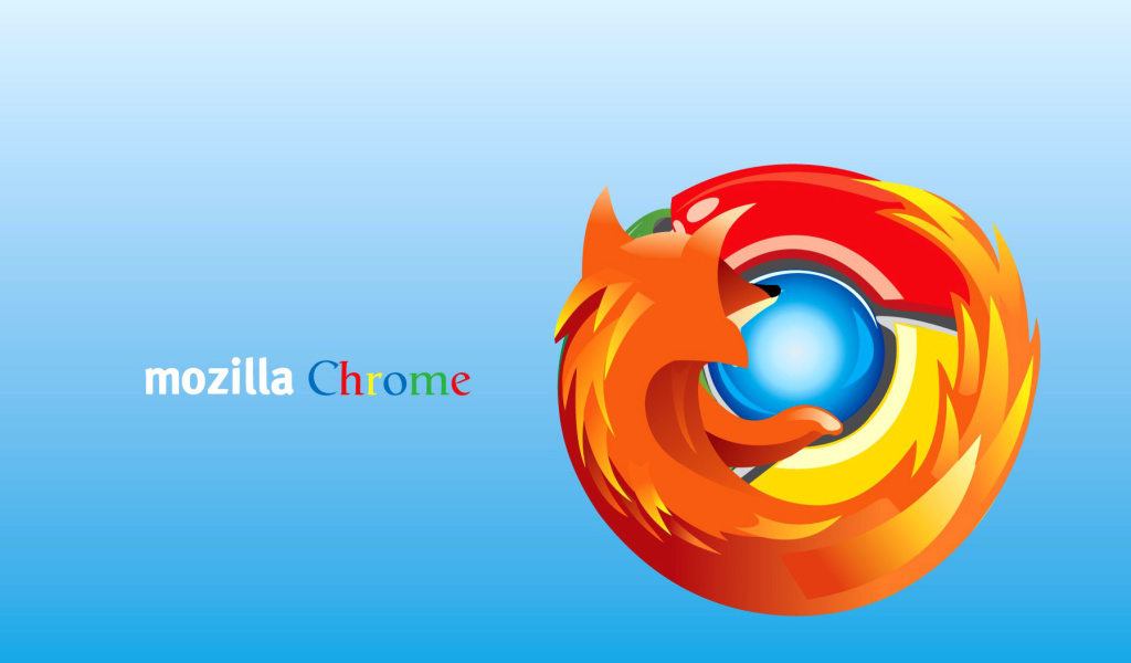 Mozilla Chrome wallpaper 1024x600