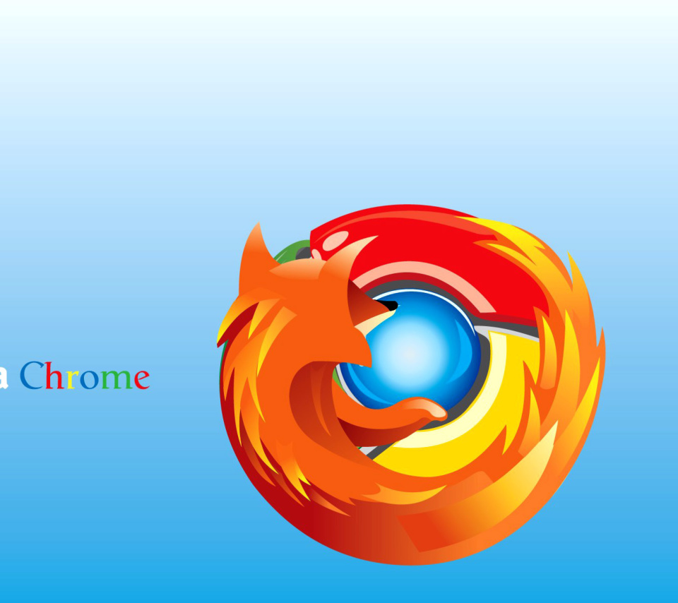 Mozilla Chrome wallpaper 960x854