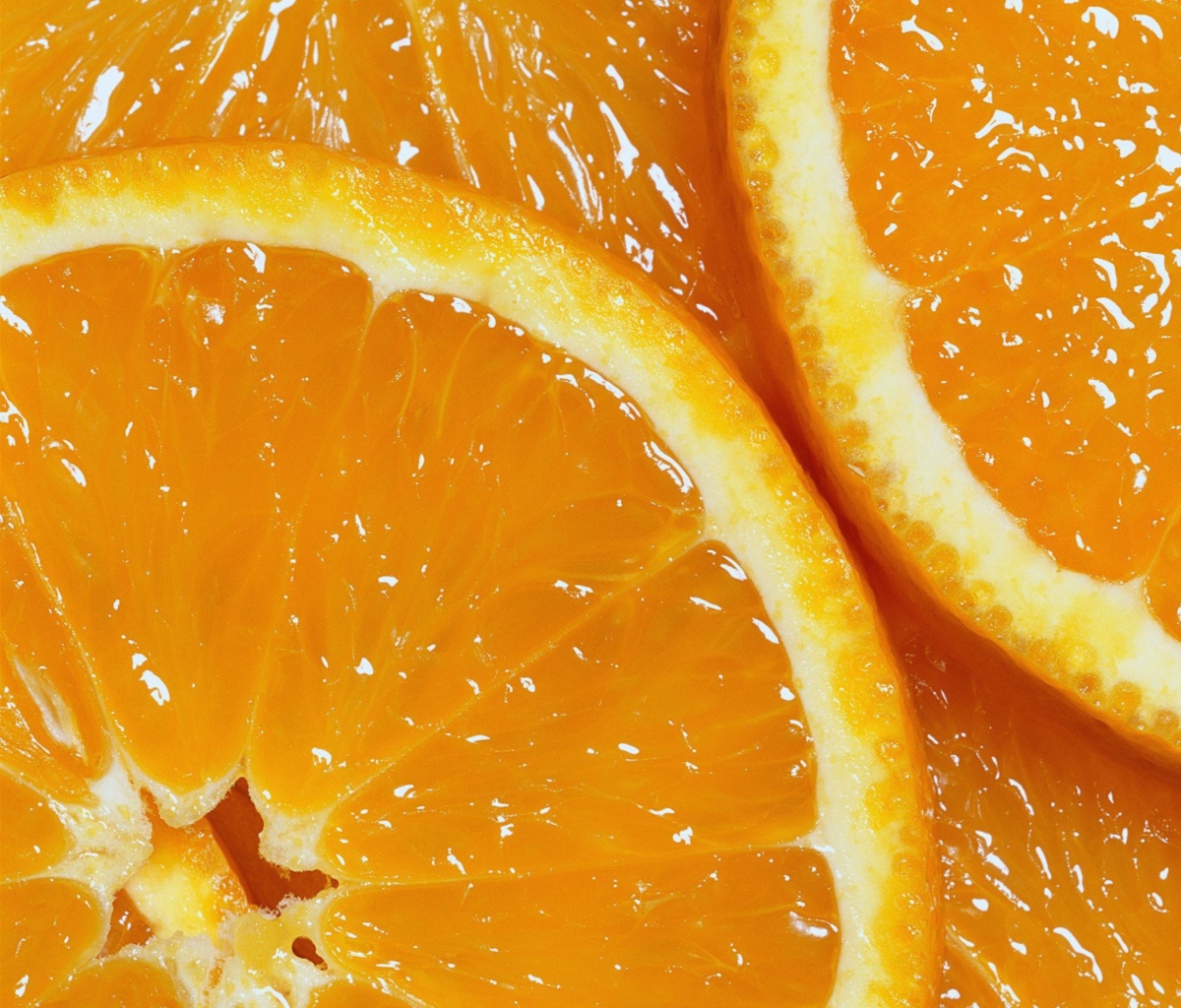 Screenshot №1 pro téma Orange Slices 1200x1024