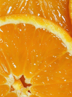 Screenshot №1 pro téma Orange Slices 240x320