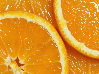 Screenshot №1 pro téma Orange Slices 320x240