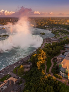 Screenshot №1 pro téma Niagara Falls in Toronto Canada 240x320
