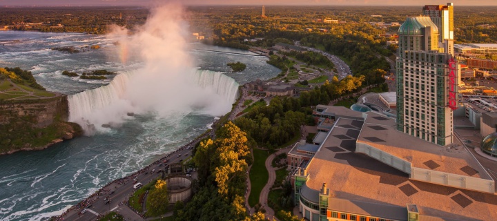Das Niagara Falls in Toronto Canada Wallpaper 720x320