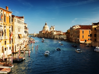 Das Venice, Italy, The Grand Canal Wallpaper 320x240