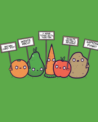 Vegetable Protest - Obrázkek zdarma pro iPhone 6 Plus