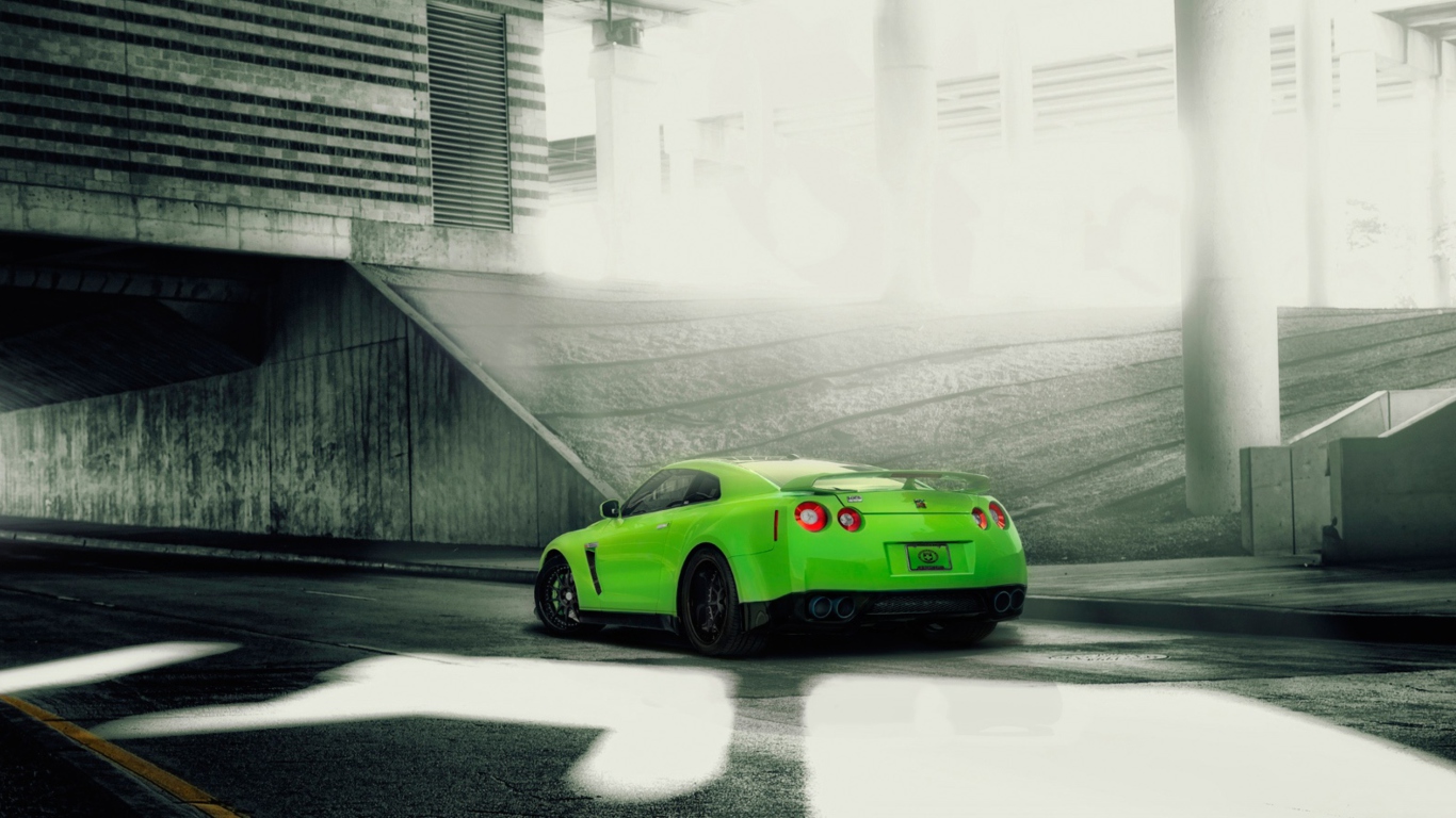 Screenshot №1 pro téma Nissan Gtr 1366x768