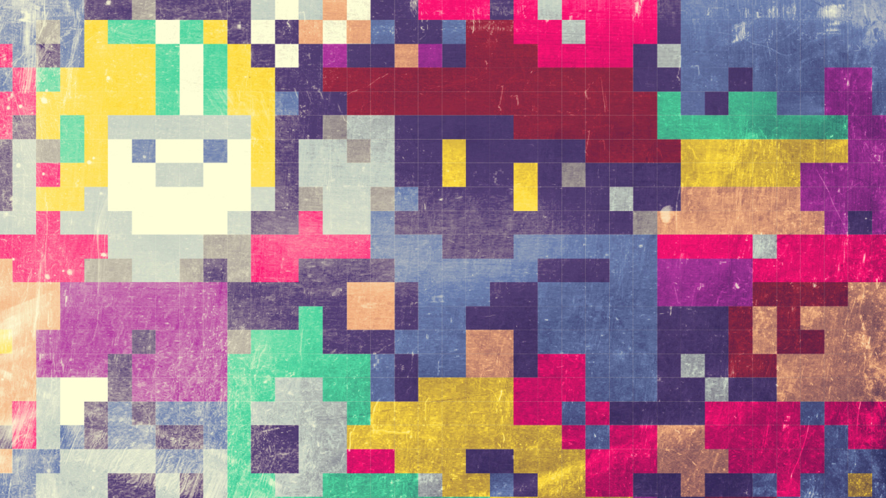 Обои Colorful Mosaic Abstraction 1280x720