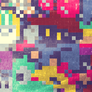Colorful Mosaic Abstraction - Obrázkek zdarma pro iPad