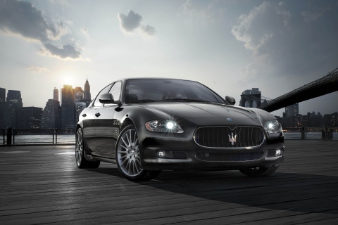 Fondo de pantalla Maserati Quattroporte 480x320