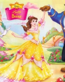 Princess Belle Disney wallpaper 128x160