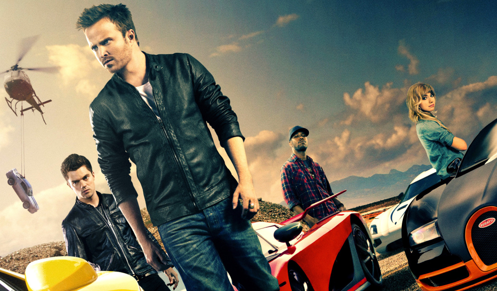 Fondo de pantalla Need for speed Movie 2014 - Aaron Paul 1024x600