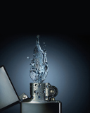 Zippo Water Fire wallpaper 128x160