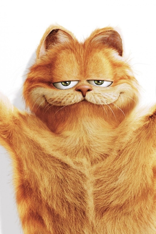 Fondo de pantalla Garfield 320x480