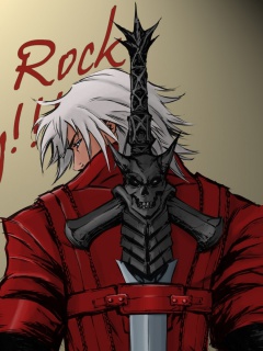 Devil may cry 1 Dante wallpaper 240x320