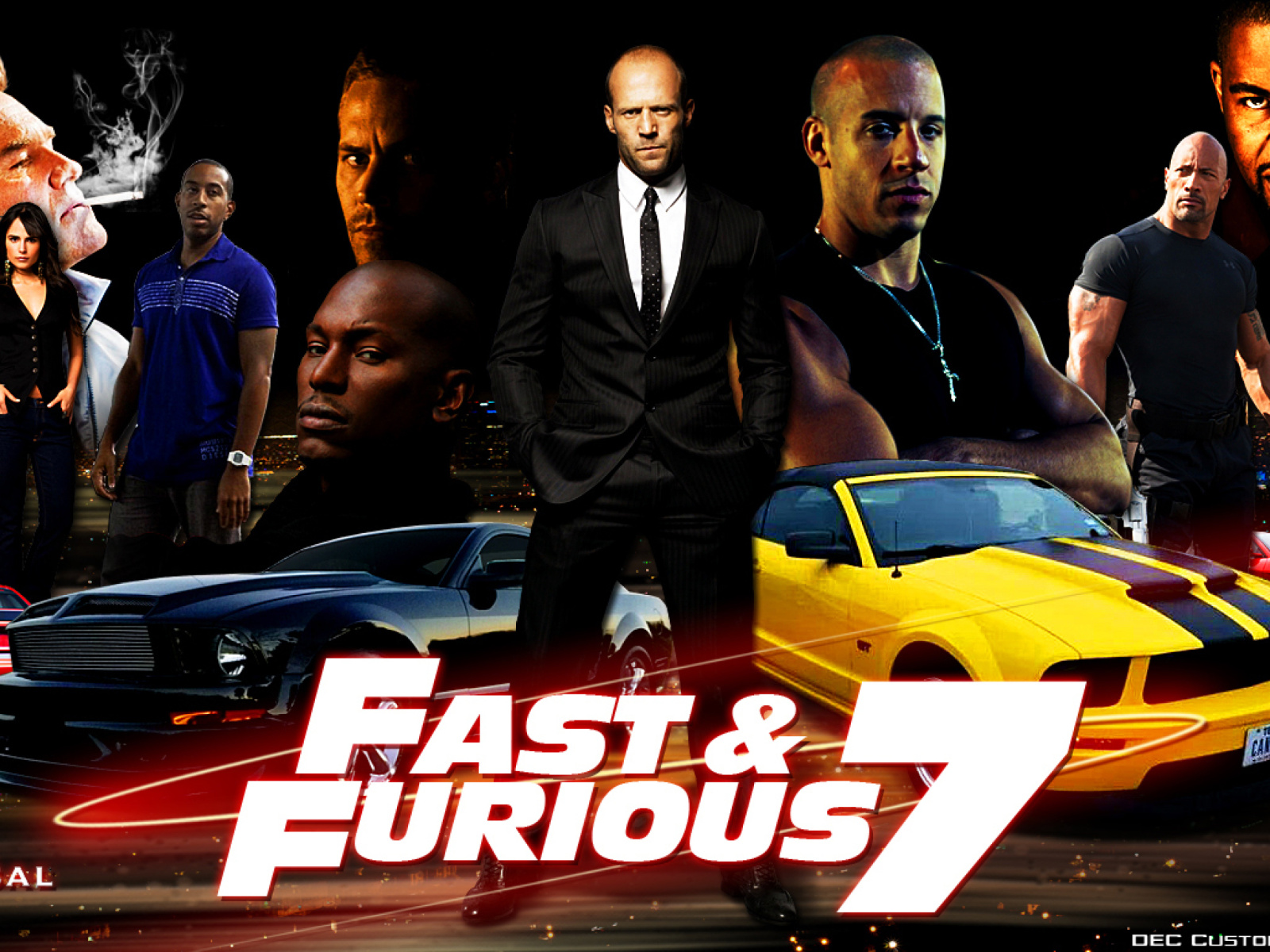 Das Fast and Furious 7 Movie Wallpaper 1600x1200