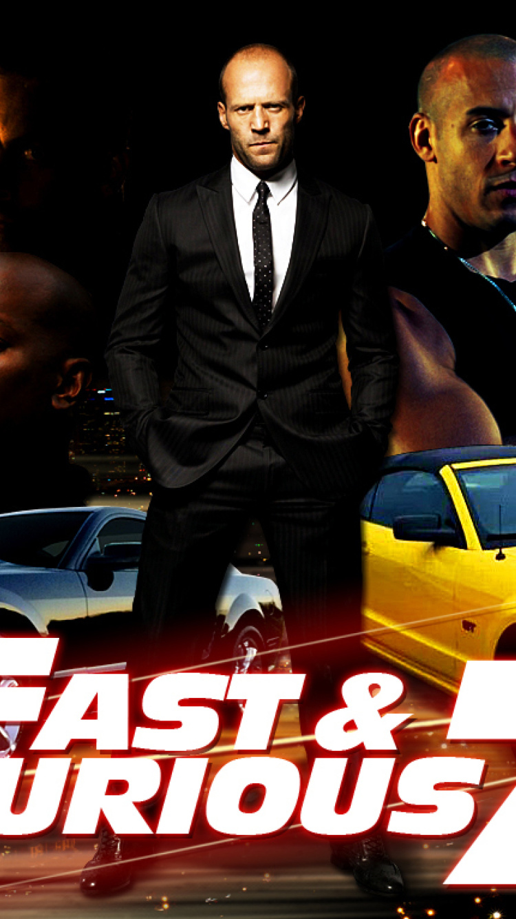 Обои Fast and Furious 7 Movie 750x1334