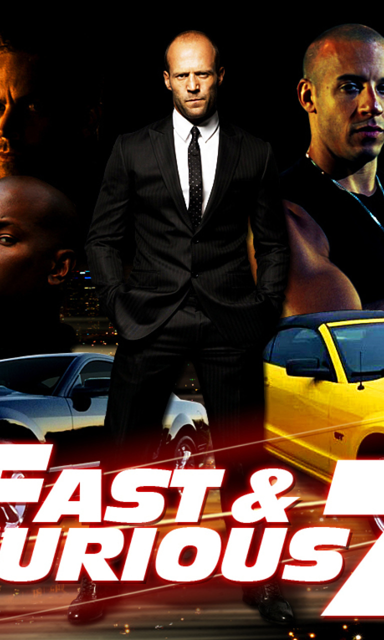 Das Fast and Furious 7 Movie Wallpaper 768x1280
