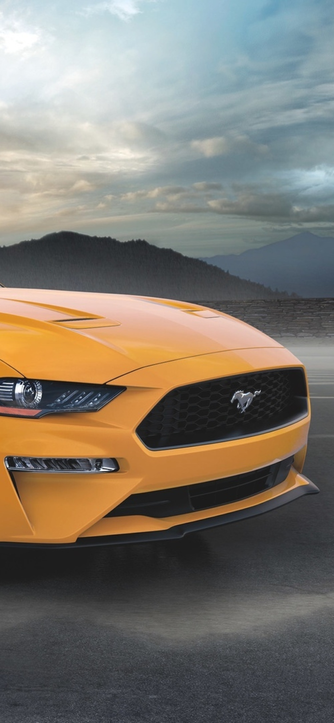 Ford Mustang Coupe wallpaper 1170x2532