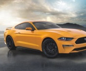 Das Ford Mustang Coupe Wallpaper 176x144