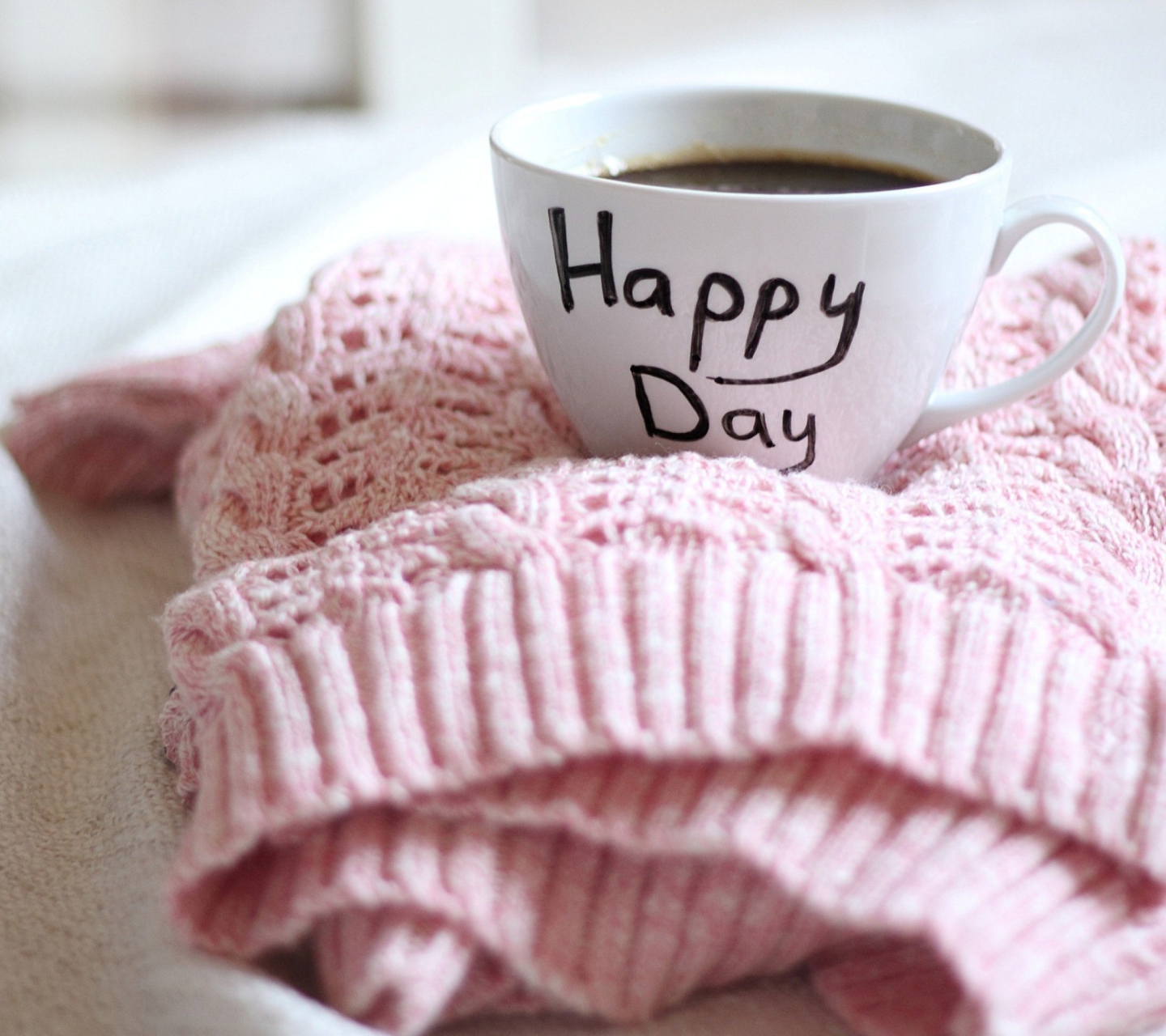 Happy Day Coffee wallpaper 1440x1280