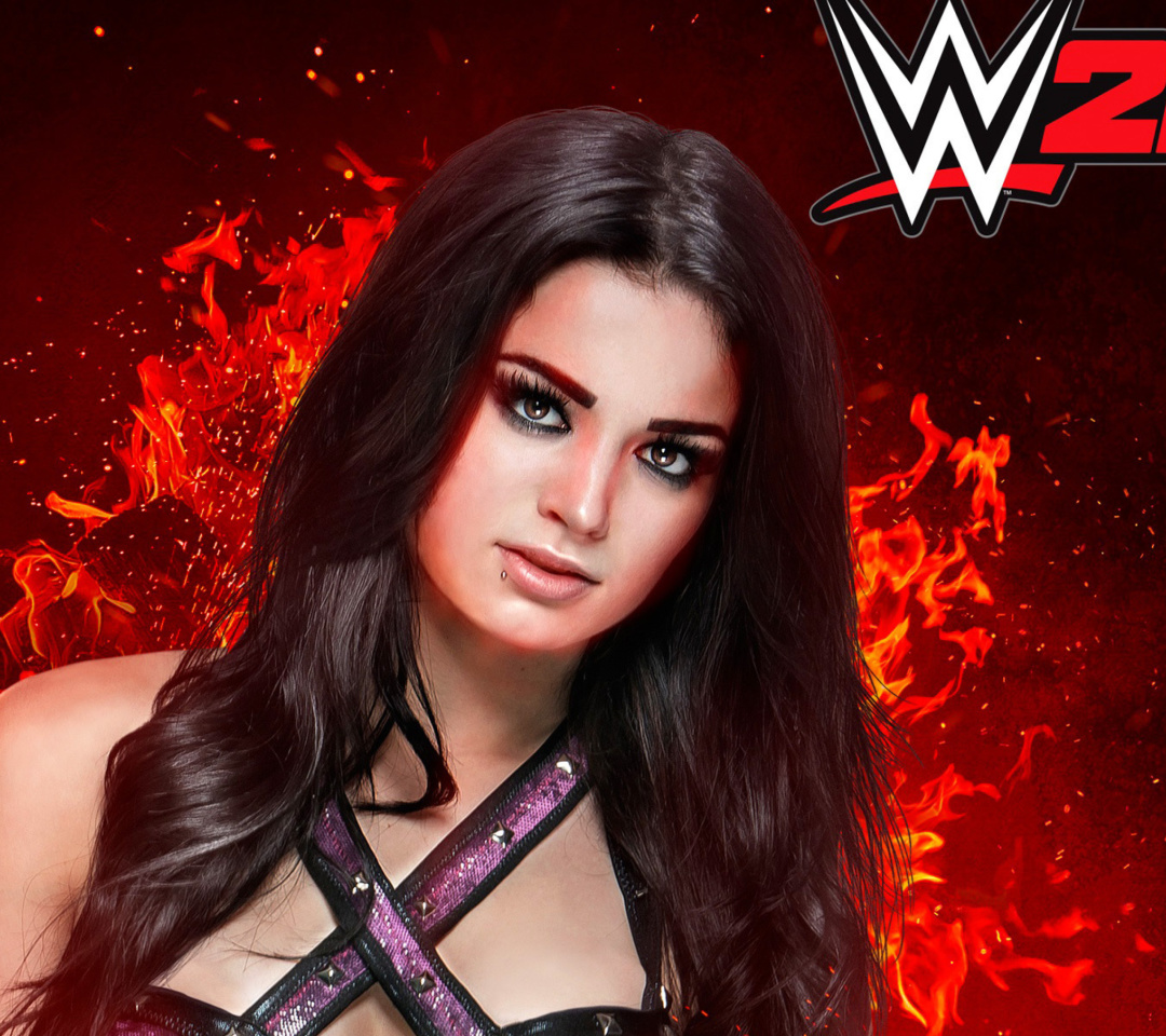 Screenshot №1 pro téma WWE 2K15 Paige 1080x960