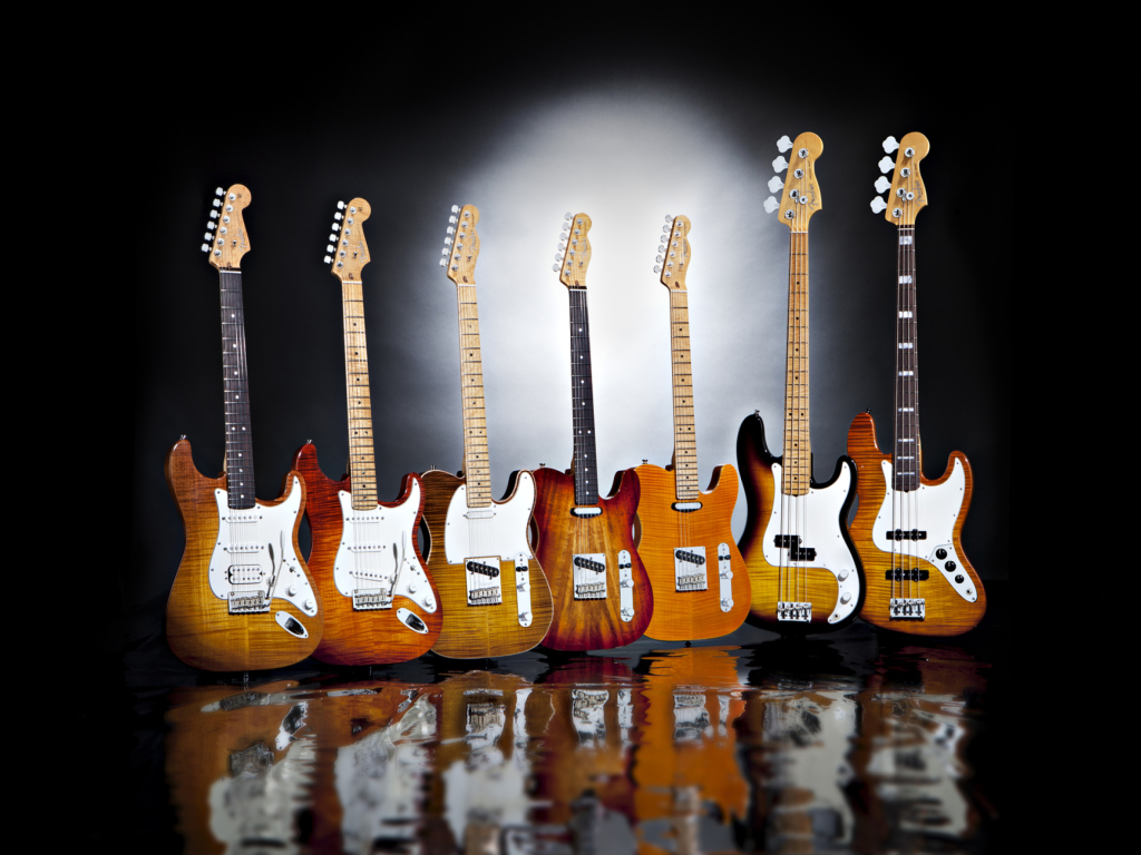 Fondo de pantalla Fender Guitars Series 1024x768