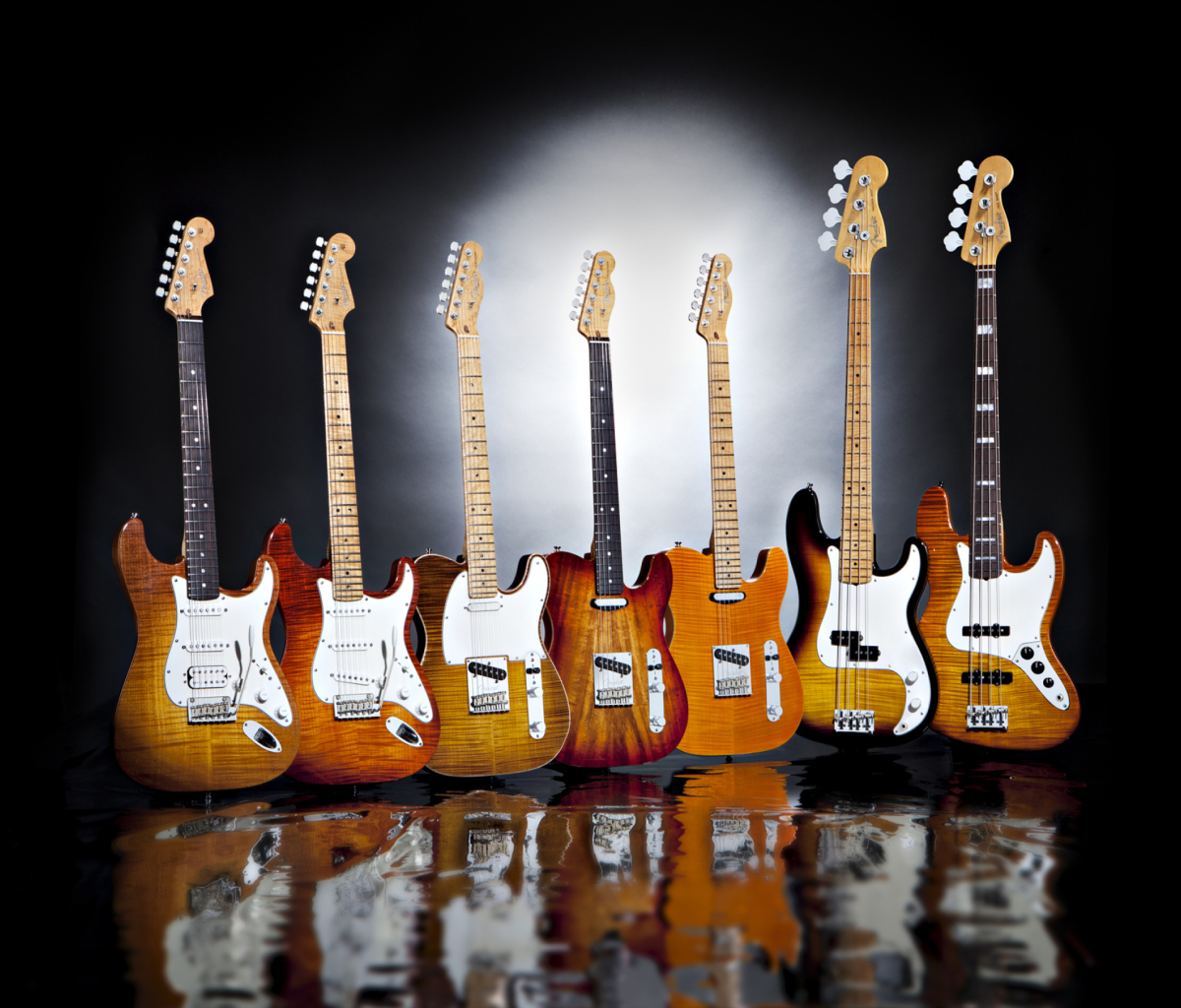 Fondo de pantalla Fender Guitars Series 1200x1024