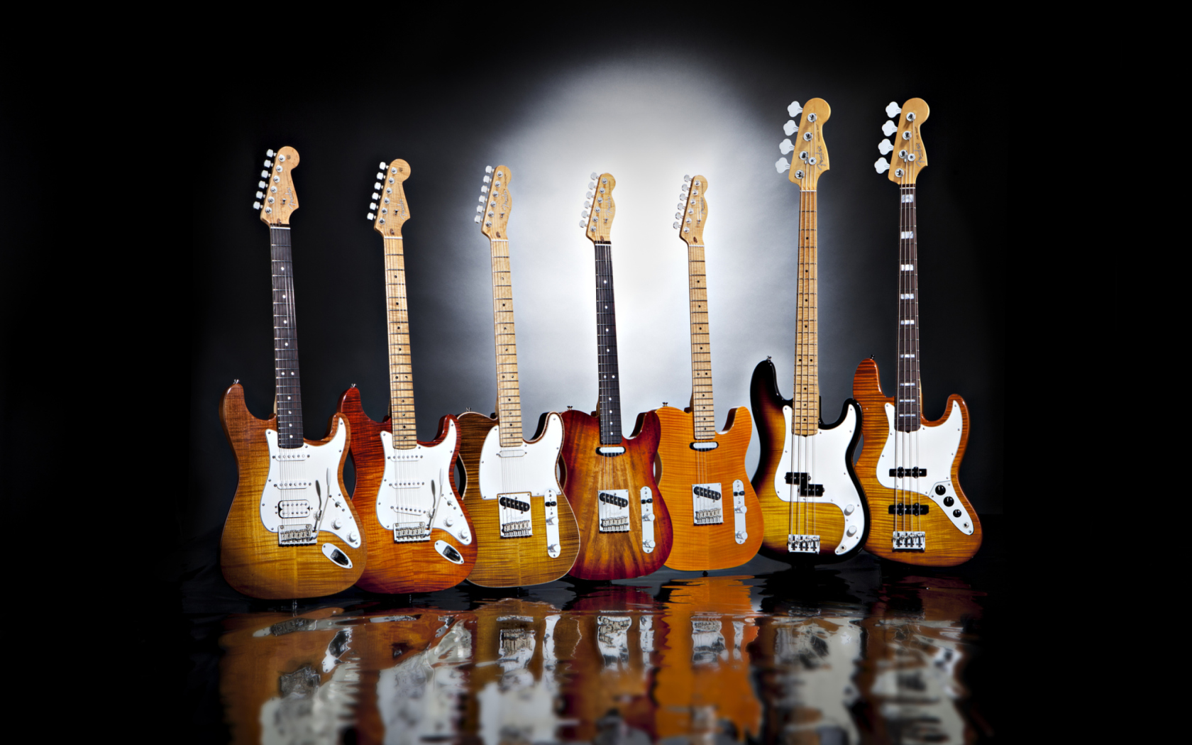 Sfondi Fender Guitars Series 1680x1050