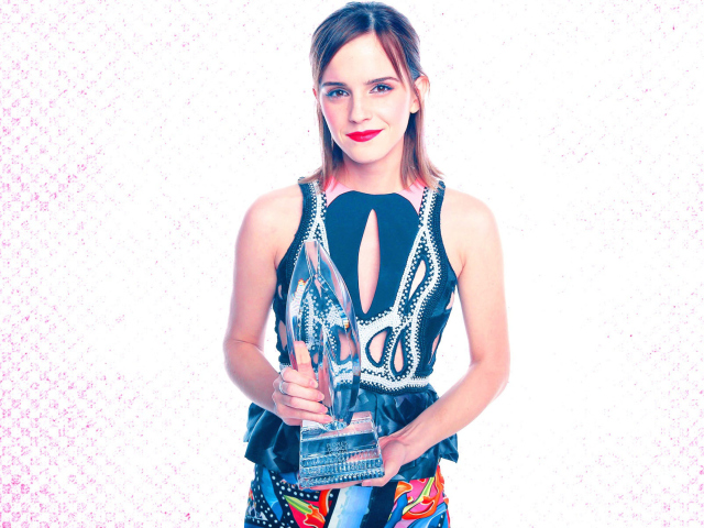Fondo de pantalla 2013 Peoples Choice Awards Emma Watson 640x480