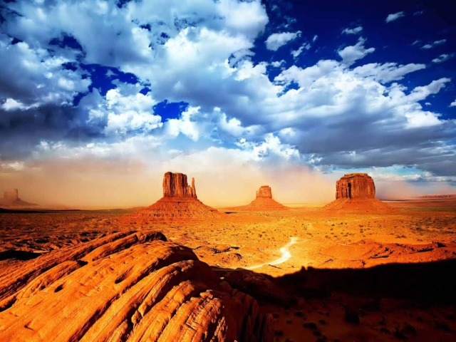 Das Desert-Breath Wallpaper 640x480