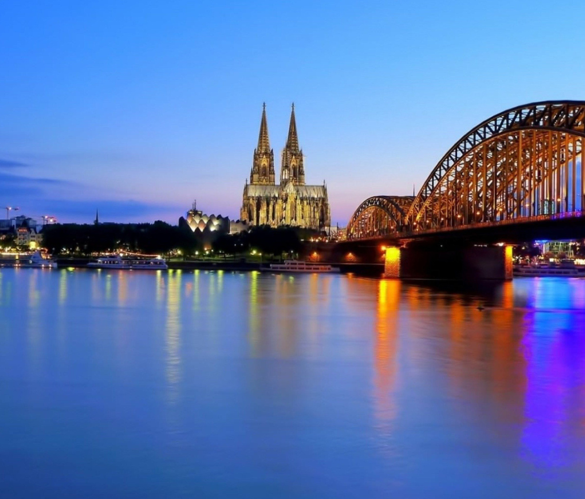 Cologne Cathedral HDR wallpaper 1200x1024