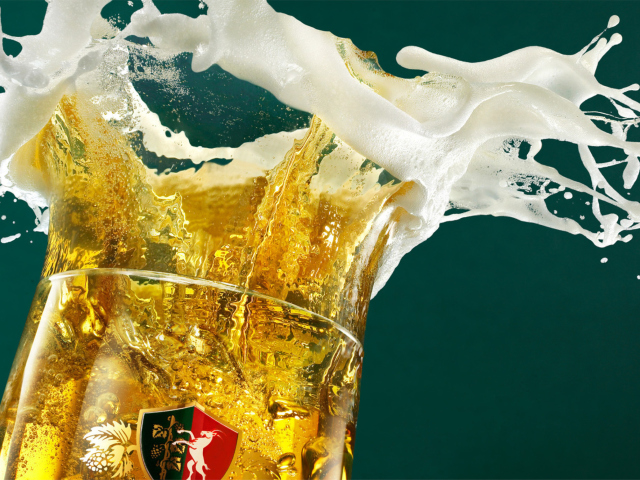 Das Beer Foam Wallpaper 640x480