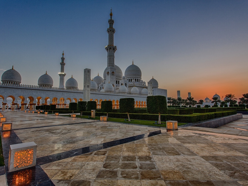 Sheikh Zayed Grand Mosque in Abu Dhabi screenshot #1 1024x768