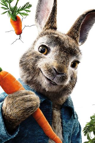 Обои Peter Rabbit 2018 320x480