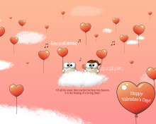Das Happy Valentine's Day Wallpaper 220x176