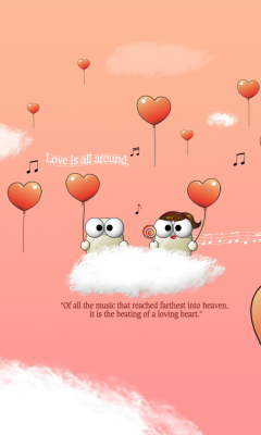 Happy Valentine's Day wallpaper 240x400