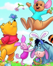 Fondo de pantalla Winnie The Pooh Easter 176x220