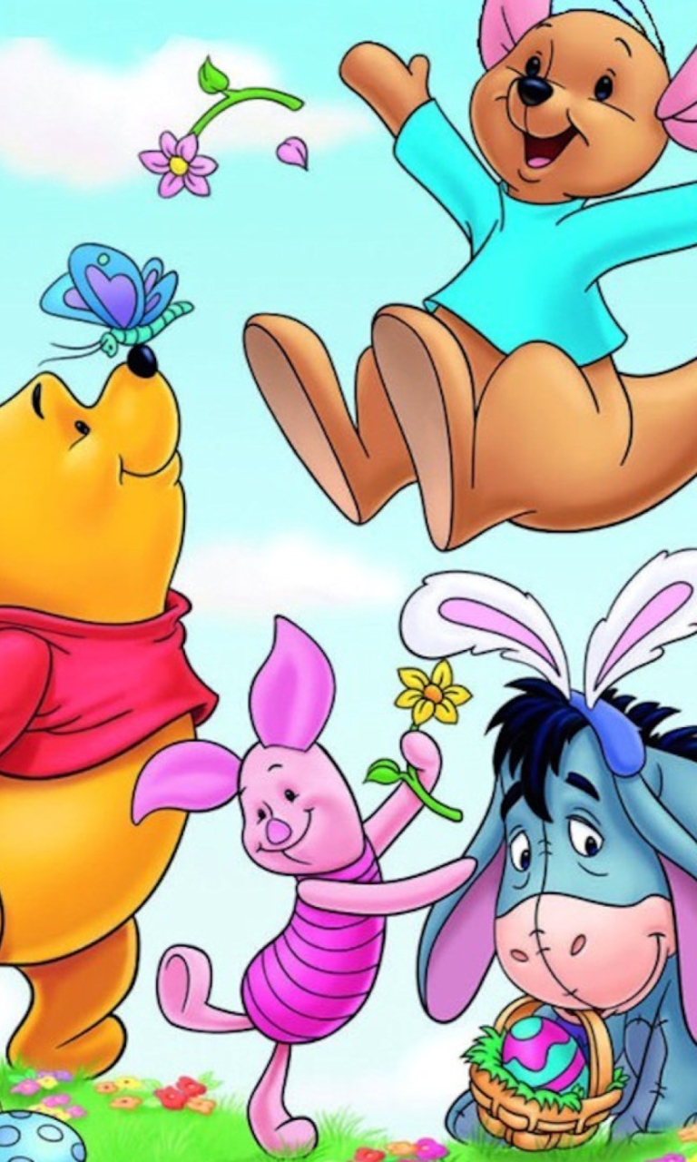 Screenshot №1 pro téma Winnie The Pooh Easter 768x1280