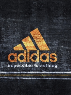 Screenshot №1 pro téma Adidas logo 240x320