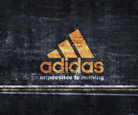 Das Adidas logo Wallpaper 480x400