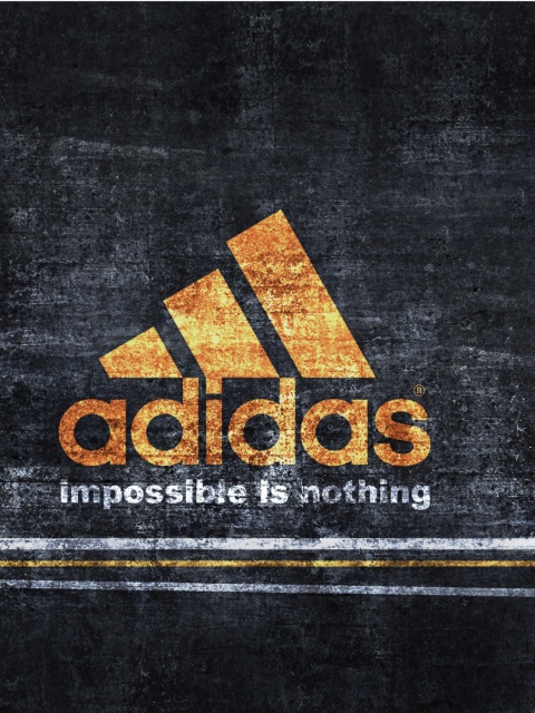 Adidas logo wallpaper 480x640