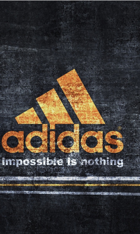 Adidas logo wallpaper 480x800