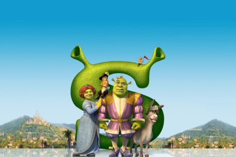 Das Shrek Wallpaper 480x320